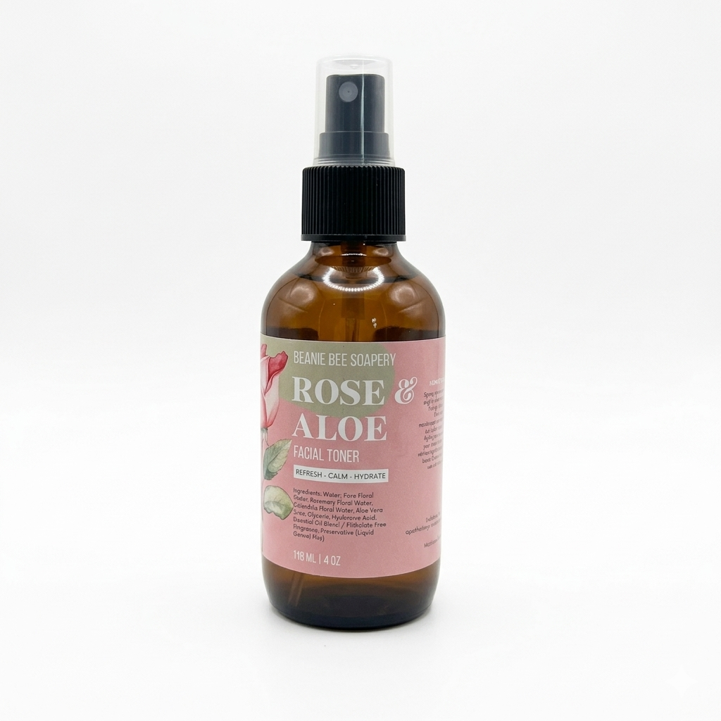 Hydrating Rose and Aloe Facial Toner
