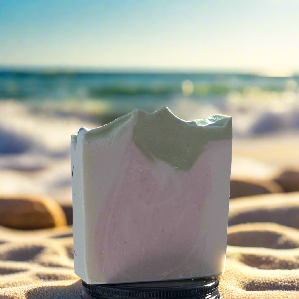 Rose and Sea Salt Goat Milk Bar Soap