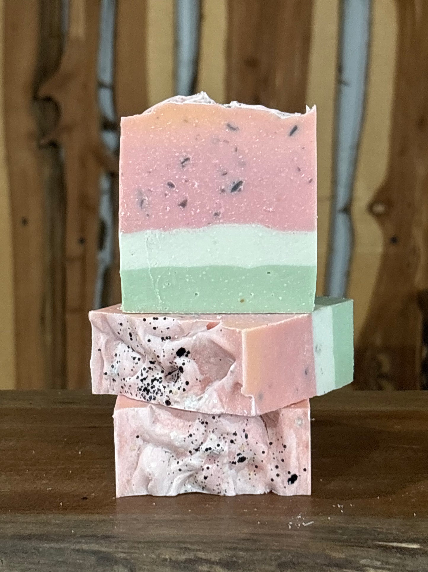 Watermelon Goat Milk Bar Soap