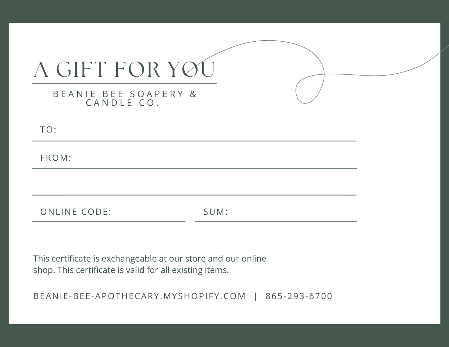 Gift Certificate