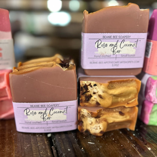 Rose and Coconut Bar Soap