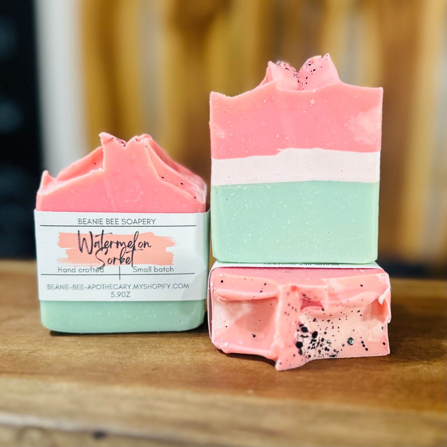 Watermelon Sorbet Bar Soap