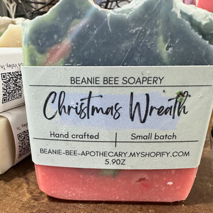 Christmas Wreath Bar Soap