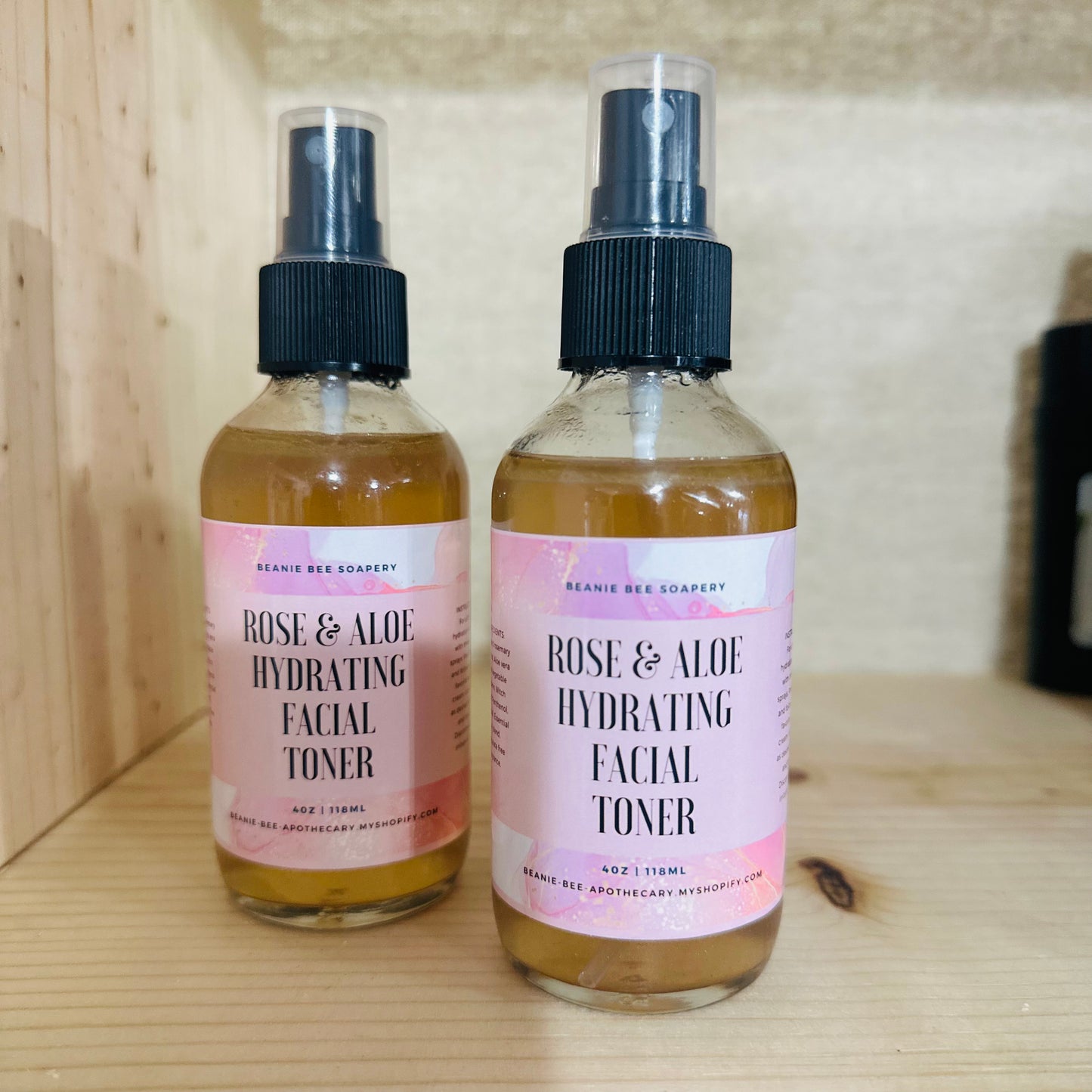 Hydrating Rose and Aloe Facial Toner