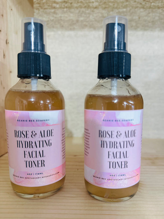 Hydrating Rose and Aloe Facial Toner