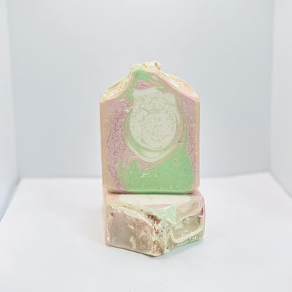 Peaches and Mint Bar Soap